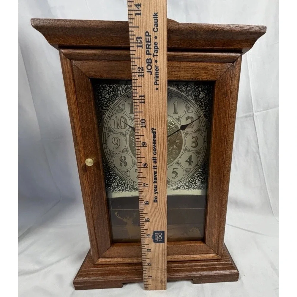 BEAUTIFUL ANSONIA 7 DAY MANTLE CLOCK, WORKING